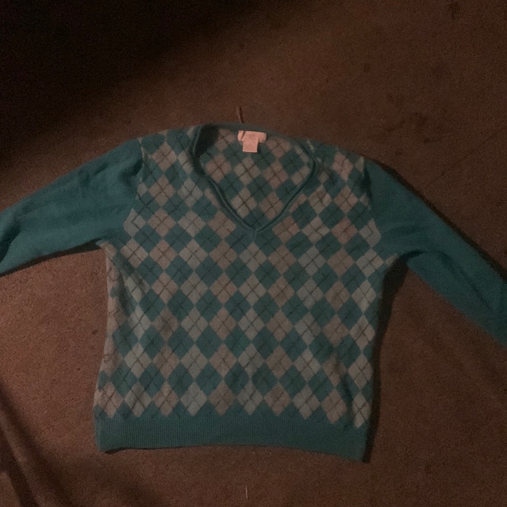 argyle sweater